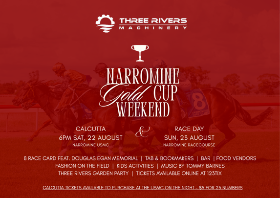 Three Rivers Machinery Narromine Gold Cup 2026
